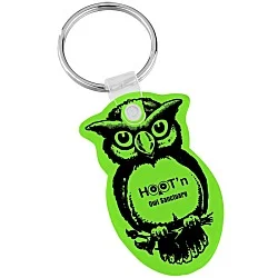 Owl Soft Keychain - Translucent