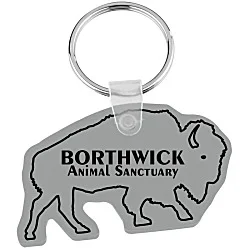 Bison Soft Keychain - Opaque