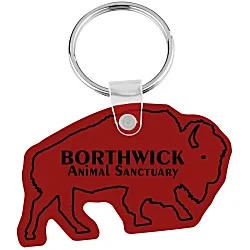 Bison Soft Keychain - Opaque