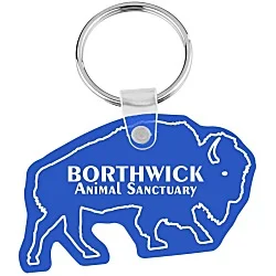 Bison Soft Keychain - Opaque