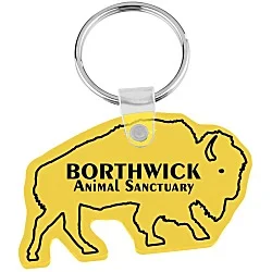 Bison Soft Keychain - Opaque