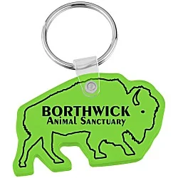 Bison Soft Keychain - Translucent