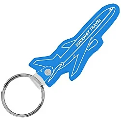 Airplane Soft Keychain - Translucent