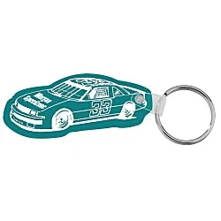 Race Car Soft Keychain - Opaque
