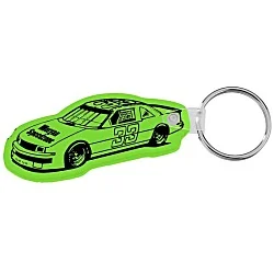Race Car Soft Keychain - Translucent