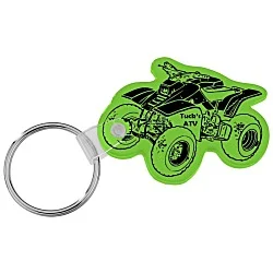Four Wheeler Soft Keychain - Translucent