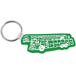 Fire Truck Soft Keychain - Translucent