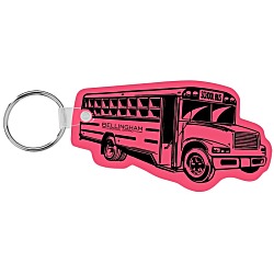 School Bus Soft Keychain - Translucent