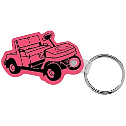Golf Cart Soft Keychain - Translucent