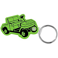Golf Cart Soft Keychain - Translucent