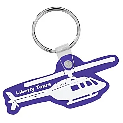 Helicopter Soft Keychain - Opaque