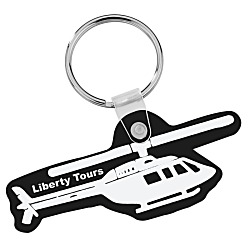 Helicopter Soft Keychain - Opaque