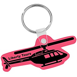 Helicopter Soft Keychain - Translucent