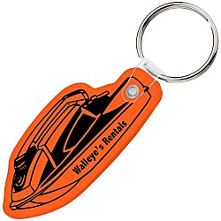 Jet Ski Soft Keychain - Translucent
