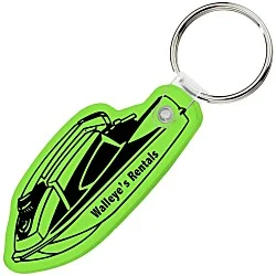Jet Ski Soft Keychain - Translucent