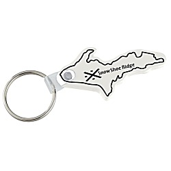 Upper Peninsula Soft Keychain - Opaque