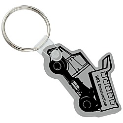 Dump Truck Soft Keychain - Opaque