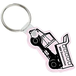 Dump Truck Soft Keychain - Opaque