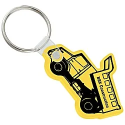 Dump Truck Soft Keychain - Opaque