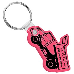Dump Truck Soft Keychain - Translucent