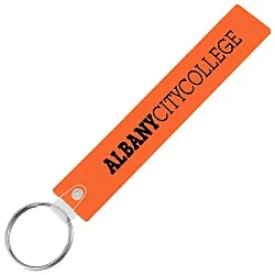 Long Rectangle Soft Keychain - Translucent