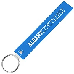 Long Rectangle Soft Keychain - Translucent