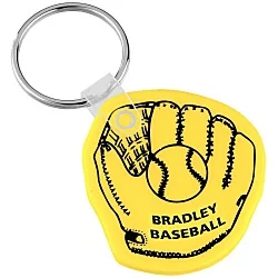 Baseball Mitt Soft Keychain - Opaque