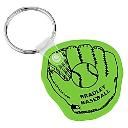 Baseball Mitt Soft Keychain - Translucent
