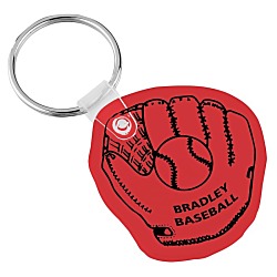Baseball Mitt Soft Keychain - Translucent