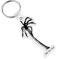 Palm Tree Soft Keychain - Opaque