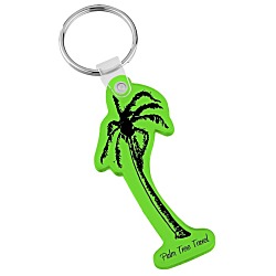 Palm Tree Soft Keychain - Translucent