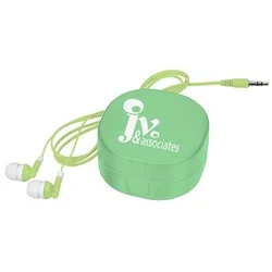 Colorful Ear Bud Carry All