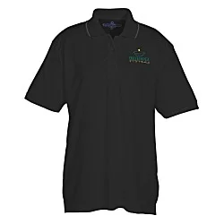 BLU-X-DRI Stain Release Performance Tipped Polo - Ladies'