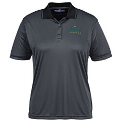 BLU-X-DRI Stain Release Performance Tipped Polo - Ladies'