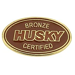 Classic Die Cast Lapel Pin - Oval
