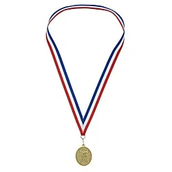 2" Econo Medal with Ribbon - Oval