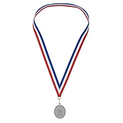 2" Econo Medal with Ribbon - Oval