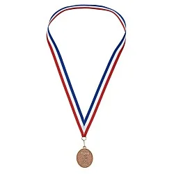 2" Econo Medal with Ribbon - Oval