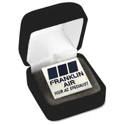Classic Die Cast Lapel Pin - Square - Gift Box
