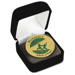 Classic Die Cast Lapel Pin - Round - Gift Box