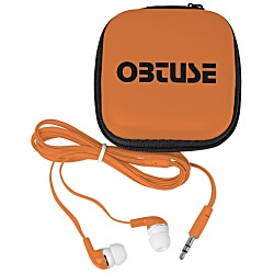 Color Top Case with Colorful Ear Buds