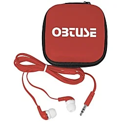 Color Top Case with Colorful Ear Buds