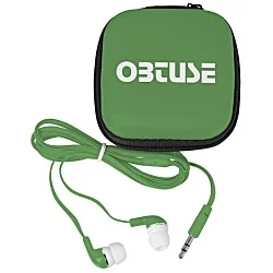 Color Top Case with Colorful Ear Buds