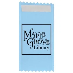 4" x 2" Pinked Ribbon - Front Tape