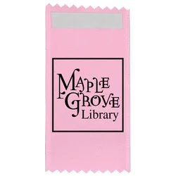 4" x 2" Pinked Ribbon - Front Tape