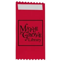 4" x 2" Pinked Ribbon - Front Tape