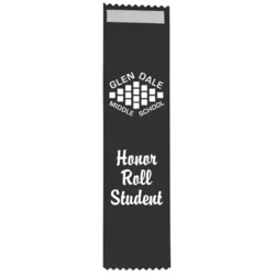 8" x 2" Pinked Ribbon - Front Tape