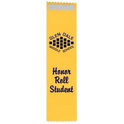 8" x 2" Pinked Ribbon - Front Tape