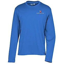 Popcorn Knit Performance Long Sleeve Tee - Men's - Embroidered