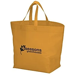 Heat Seal Large Gusset Tote - 13-1/2" x 12"
